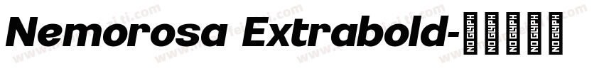Nemorosa Extrabold字体转换